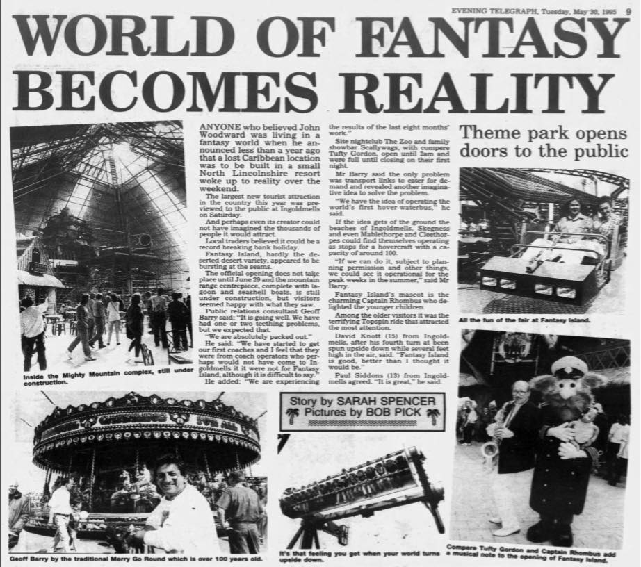 Newspaper Cutout 1995